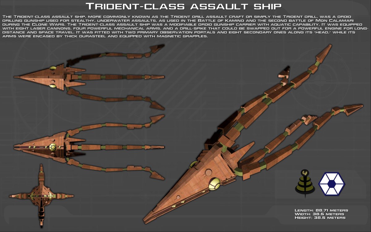 Star Wars - Trident-class Assault ship