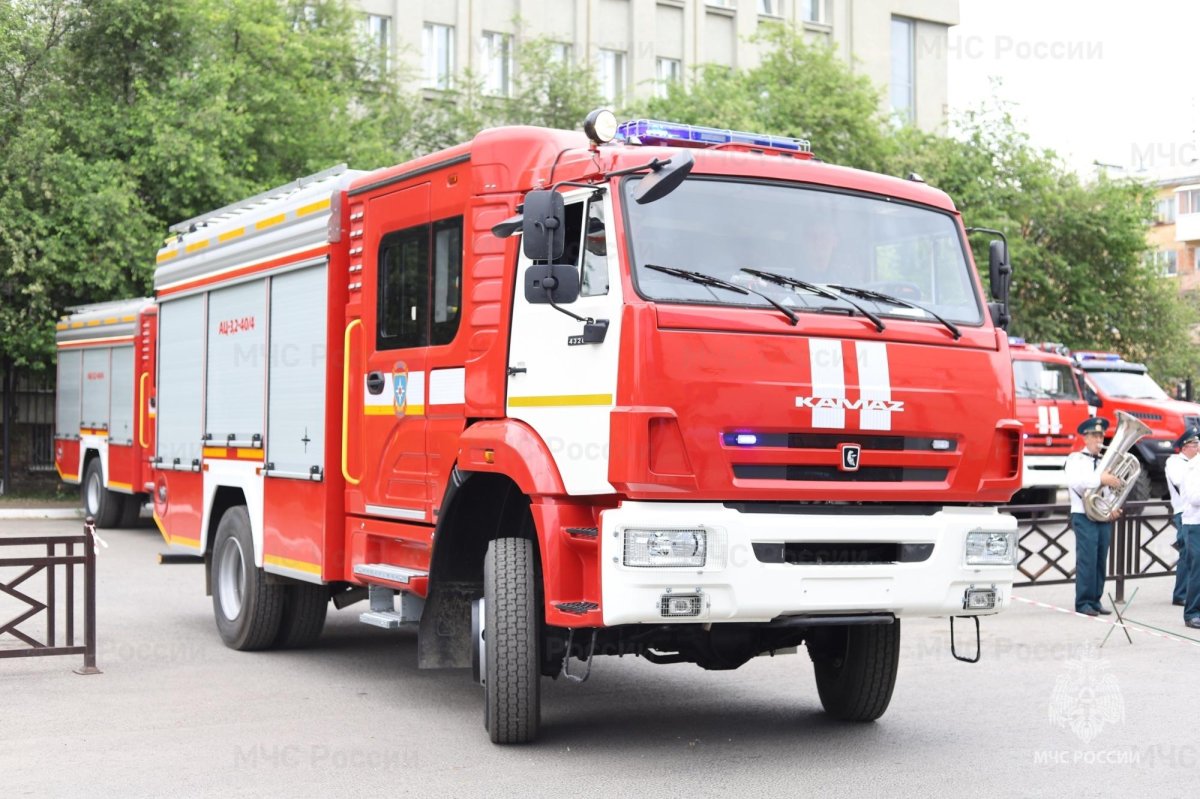 Новый пожарный КАМАЗ