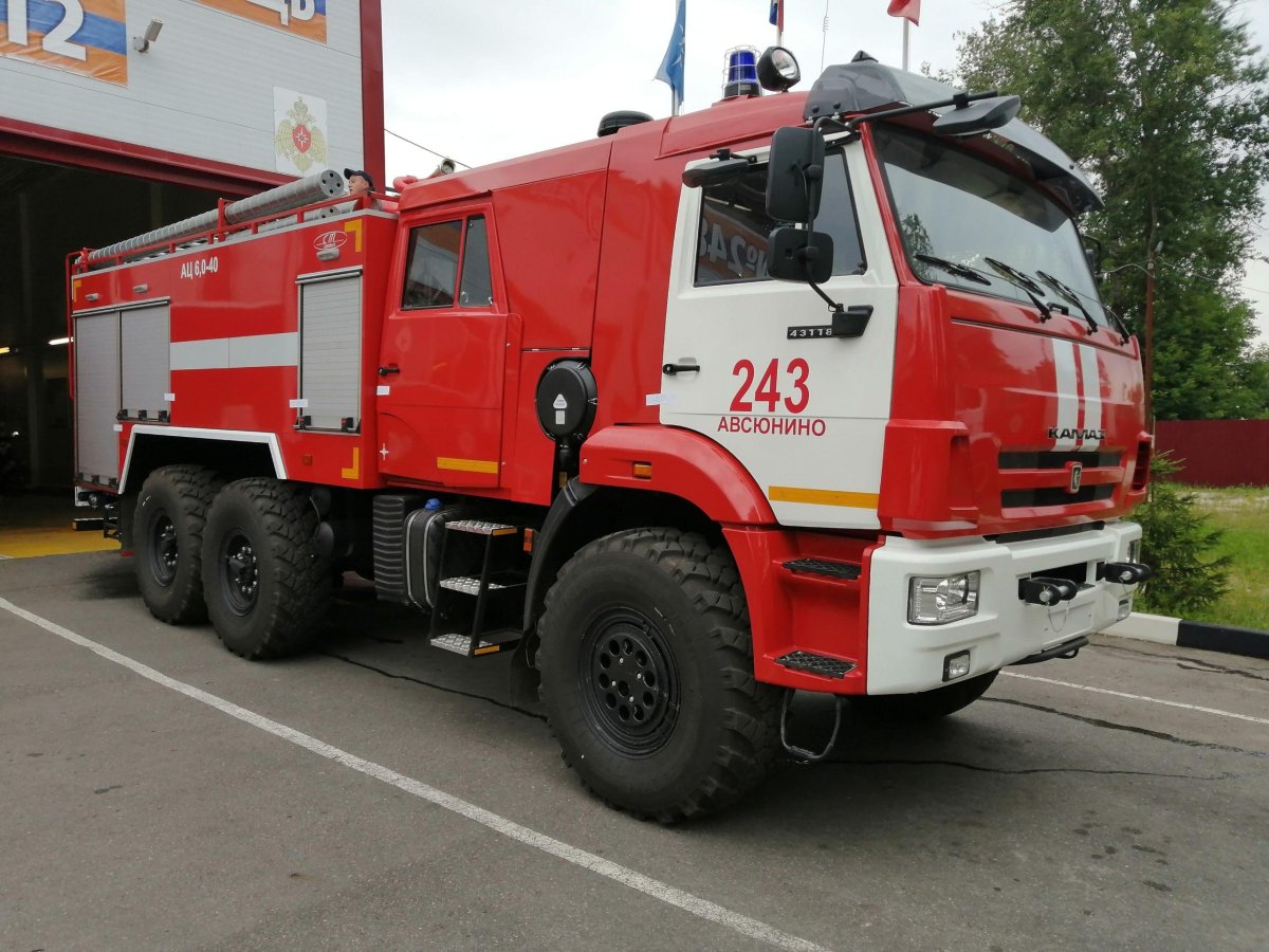 Пожарный КАМАЗ 43118