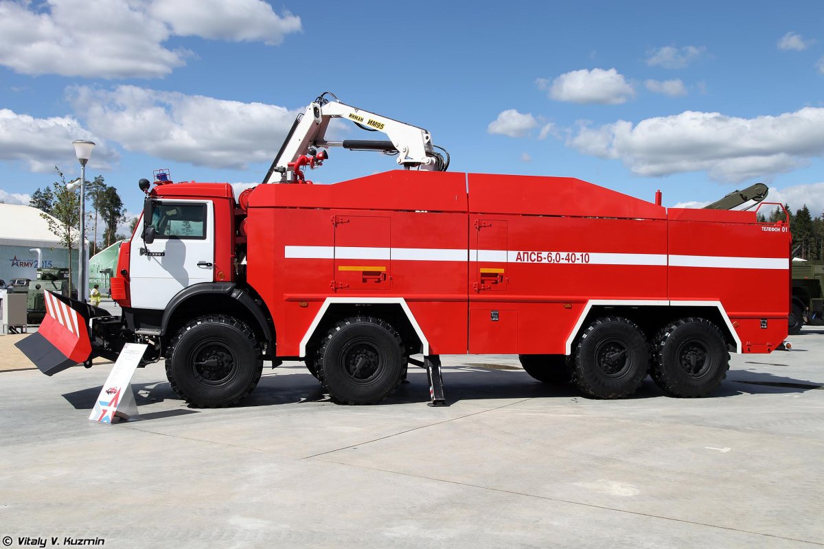 Пожарный КАМАЗ 63501 АПСБ 6 0 40 10