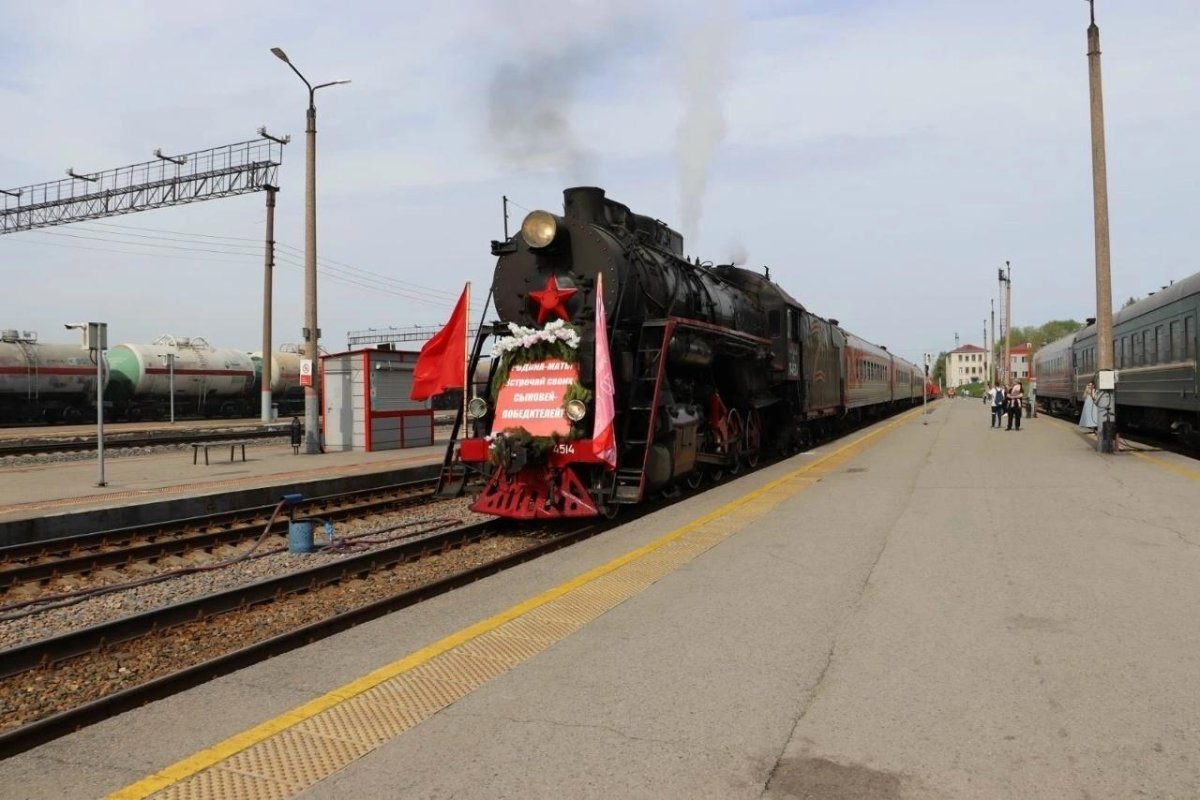Паровоз Победы Ульяновск