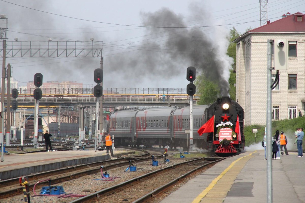 Паровоз Победы Ульяновск