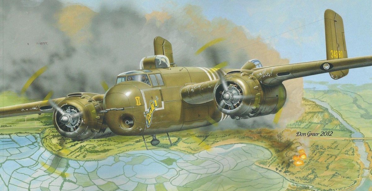 Самолет b 25 Митчелл