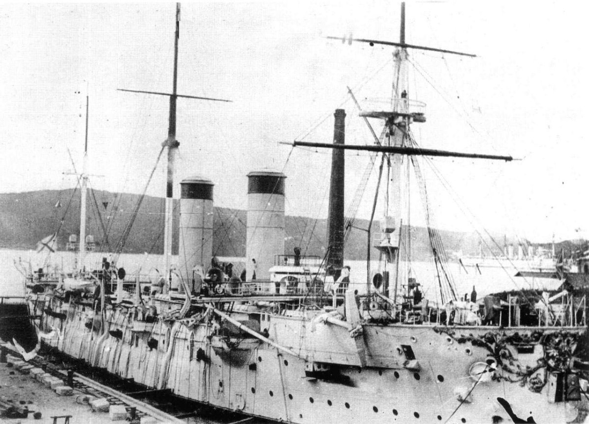 Броненосный крейсер Рюрик 1904