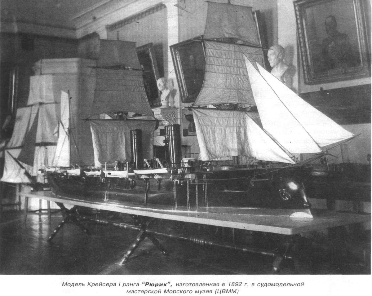 Крейсер Рюрик 1892 модель