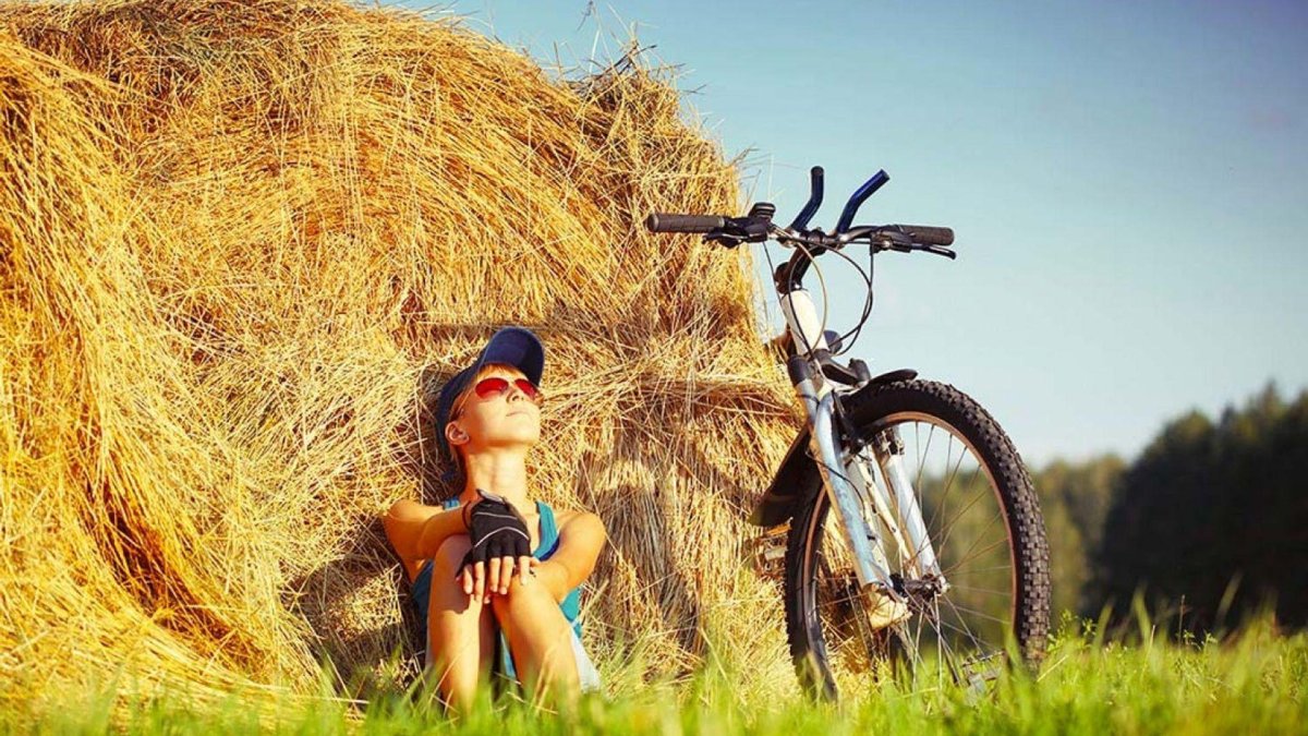 Фотосессия с велосипедом