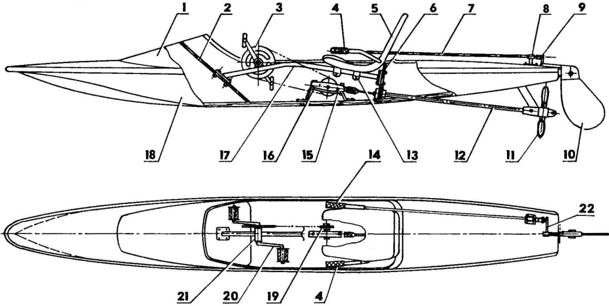 Каяк Соло Скиф чертежи