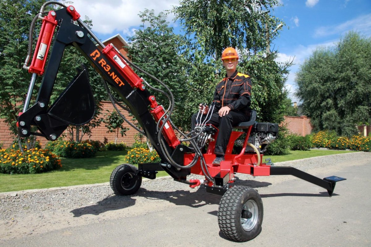 Мини-экскаватор прицепной HBP-9