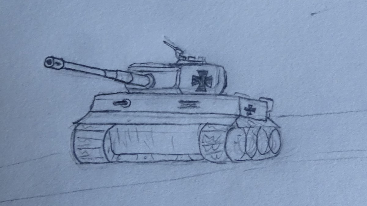 Танк рисунок