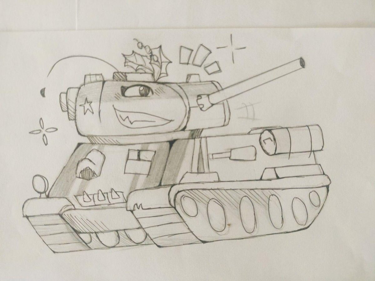 Эскиз танка