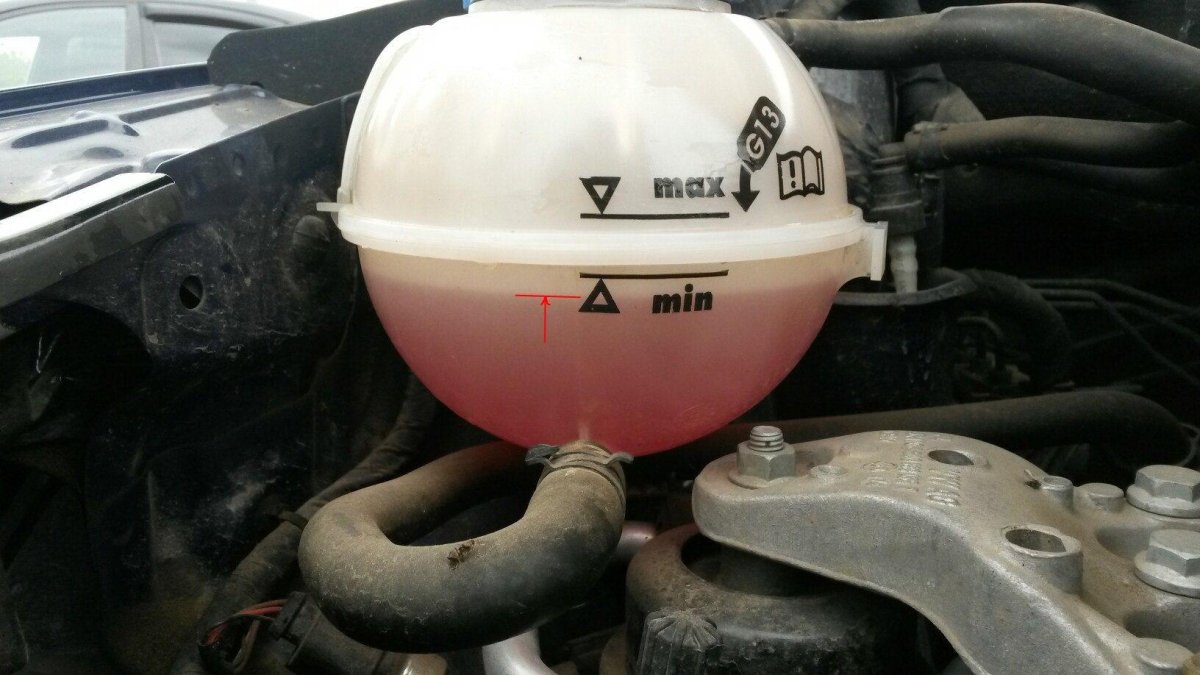 Расширительный бачок Шкода Рапид 1.6