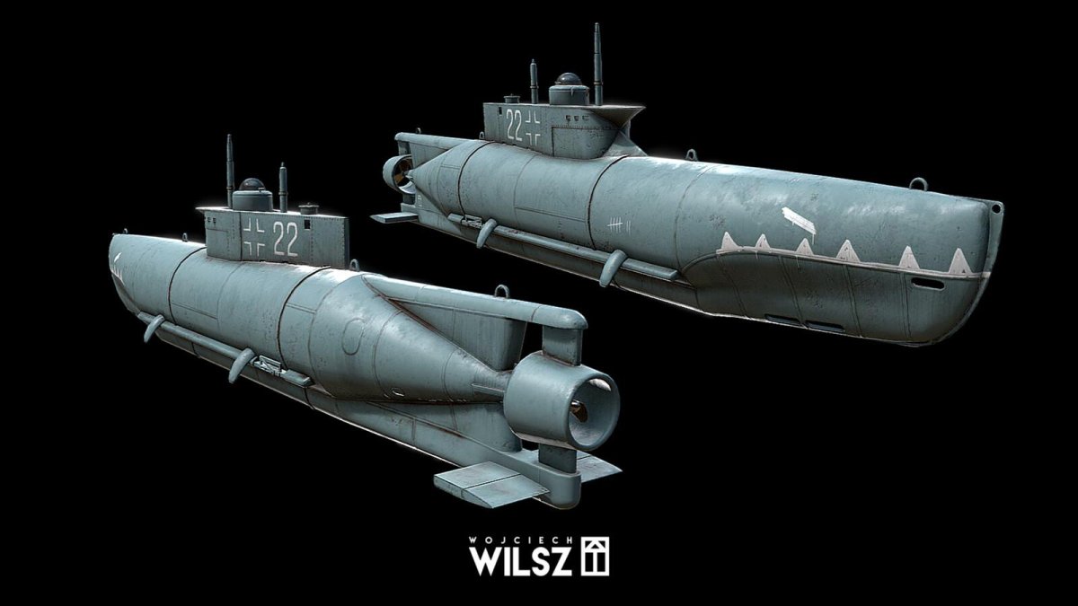 Подводная лодка Seehund чертежи