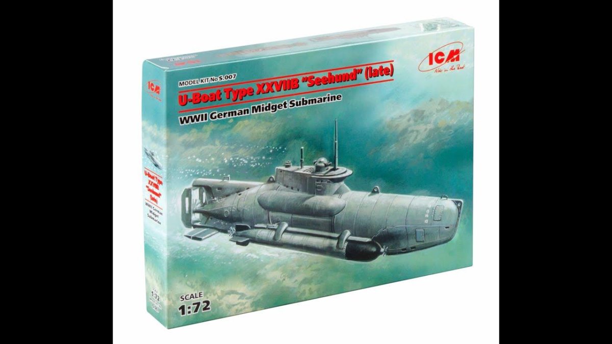 Подводная лодка Type XXVIIB Seehund 1/72, s007