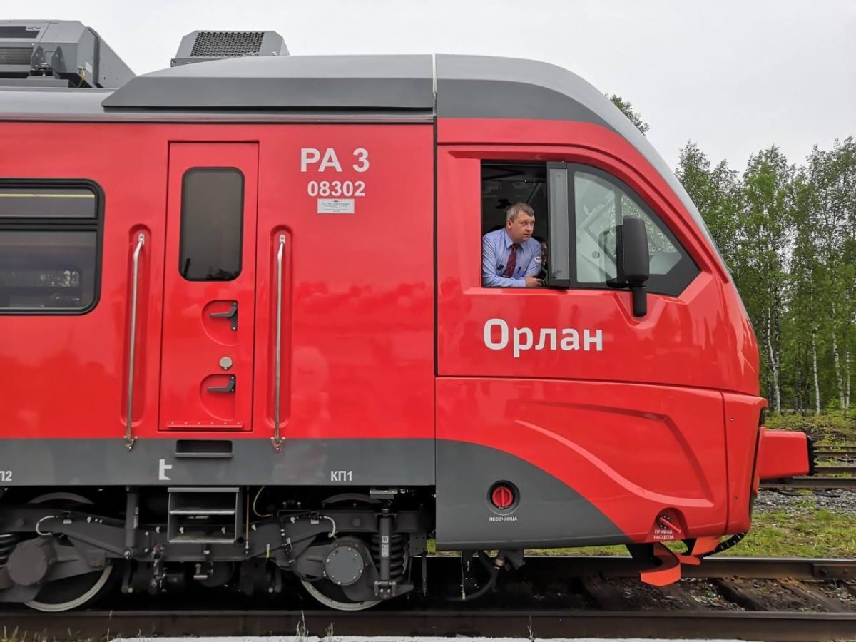 Рельсовый автобус Орлан Костомукша Беломорск