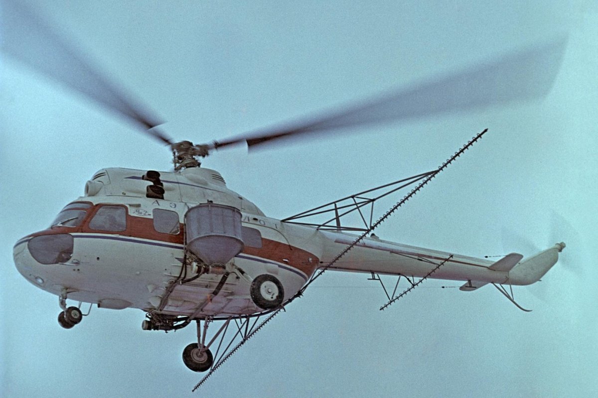 Сельскохозяйственный вертолет ми-2сх