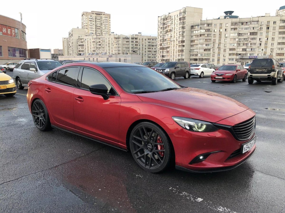 Сплиттер Mazda 6 GJ