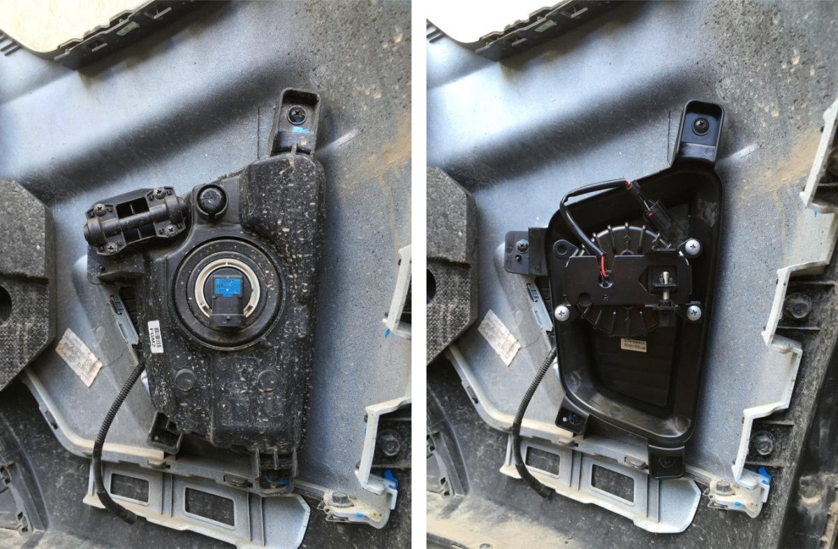 Крепление туманок Крета