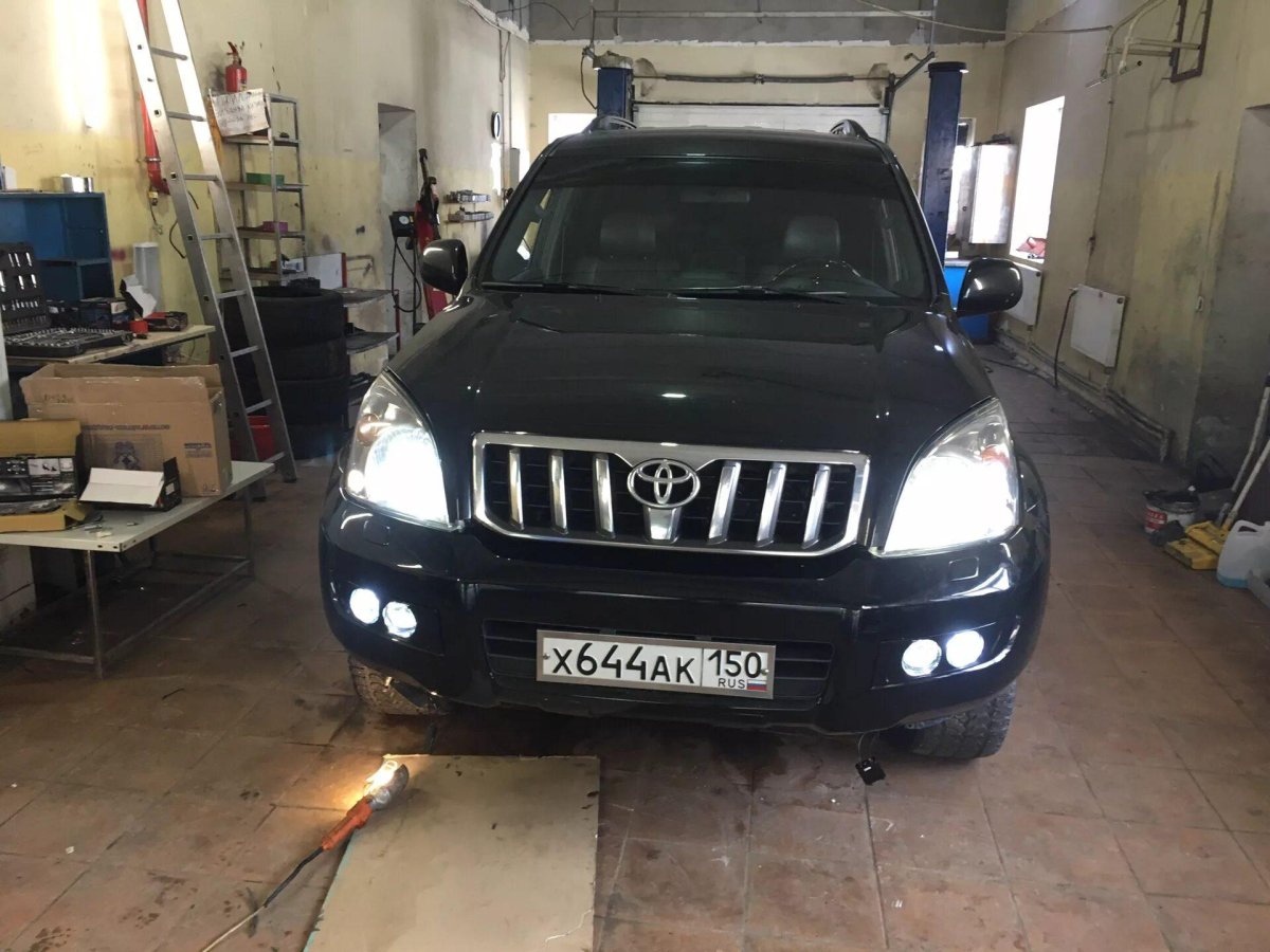 Land Cruiser Prado 120 противотуманки
