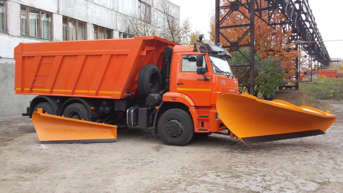 КАМАЗ 6520 С боковым отвалом