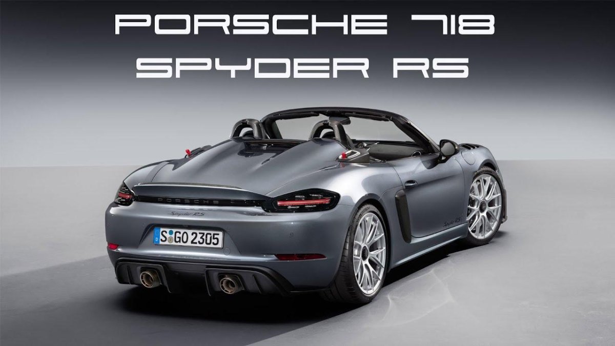 Порше 718 Spyder