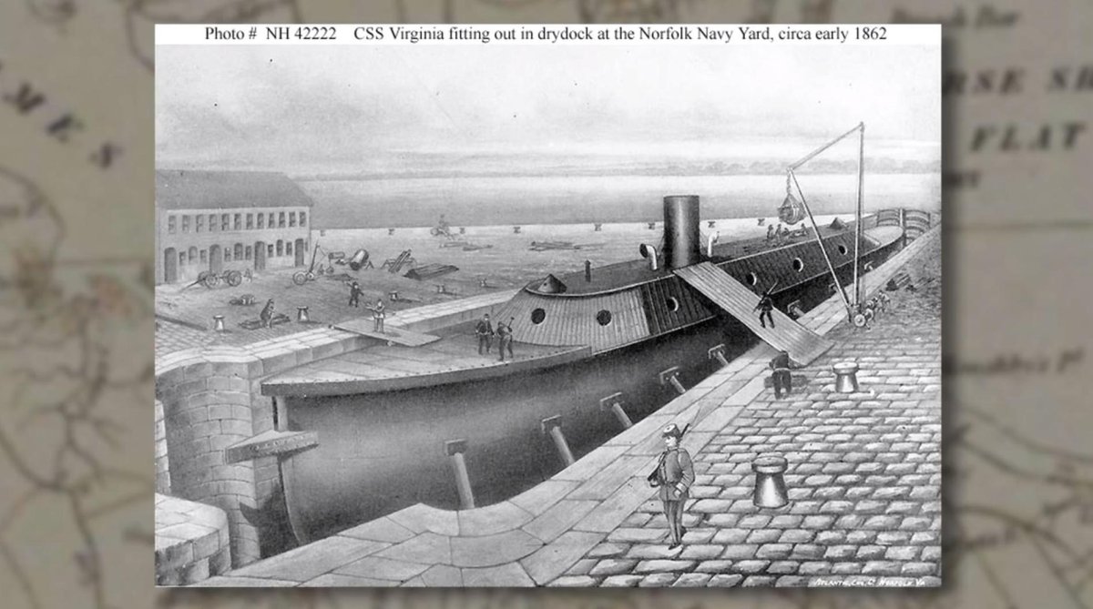 Броненосец Мерримак Вирджиния