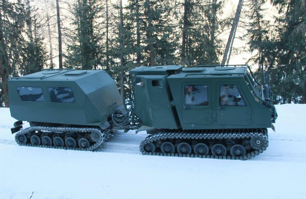 Вездеход двухзвенный шведский