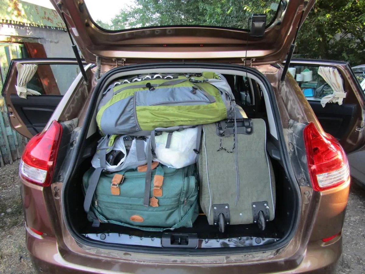 Лада х-Рей багажник вместимость