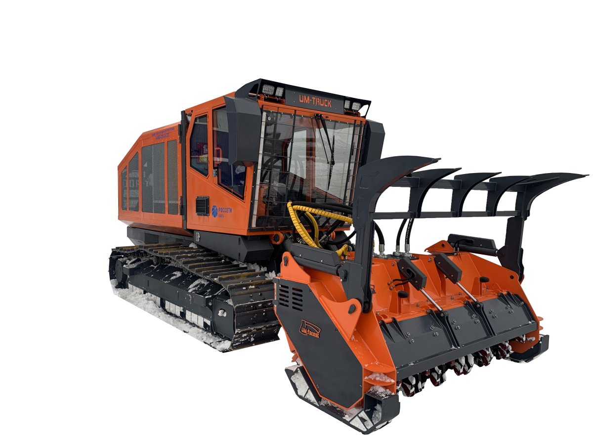 Мульчеры самоходные на гусеничном ходу, мощность 184 КВТ (250 Л.С.)