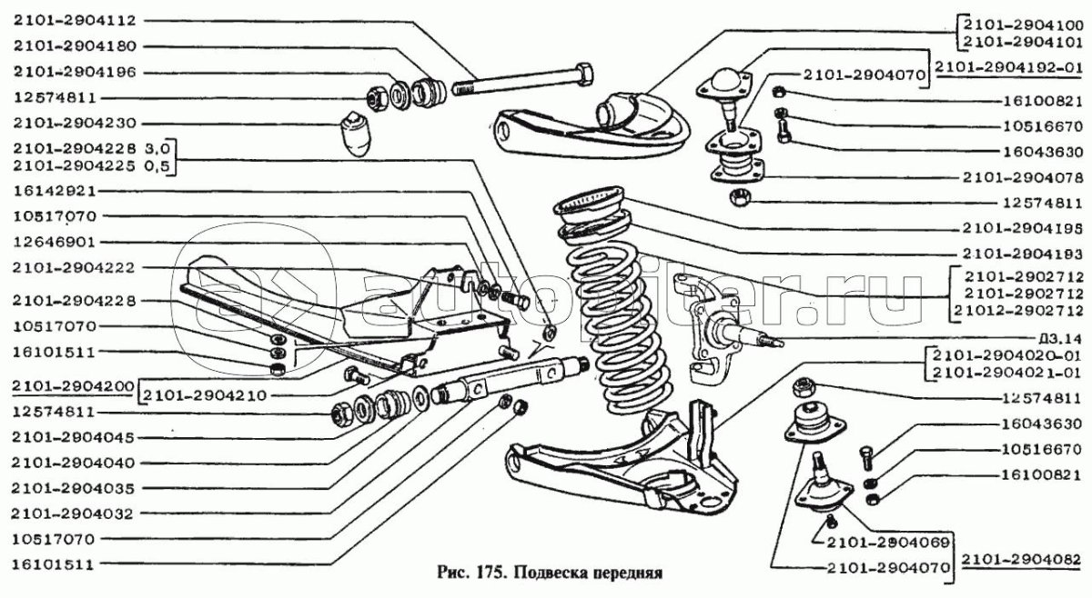 Передняя ходовая ВАЗ 2104