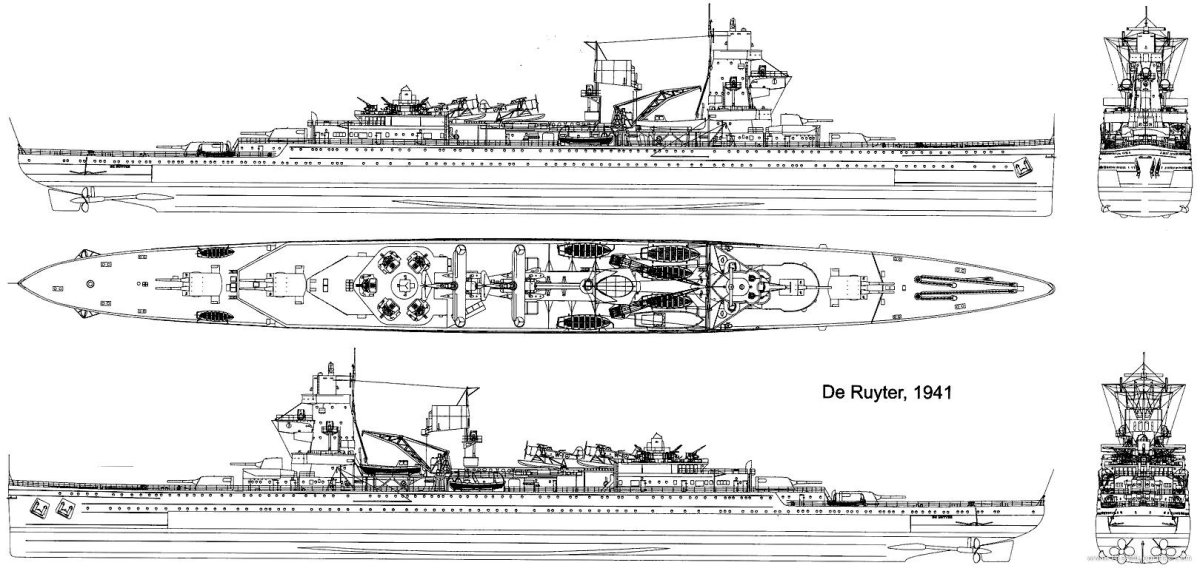 Де Рюйтер крейсер