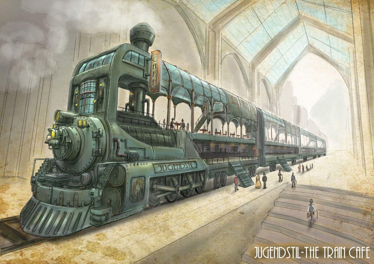 Паровоз дизельпанк