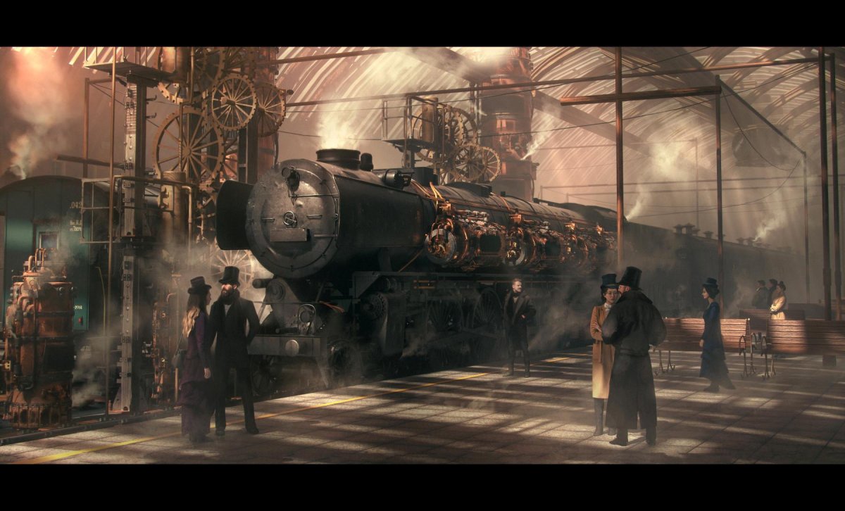 Бронепоезд дизельпанк