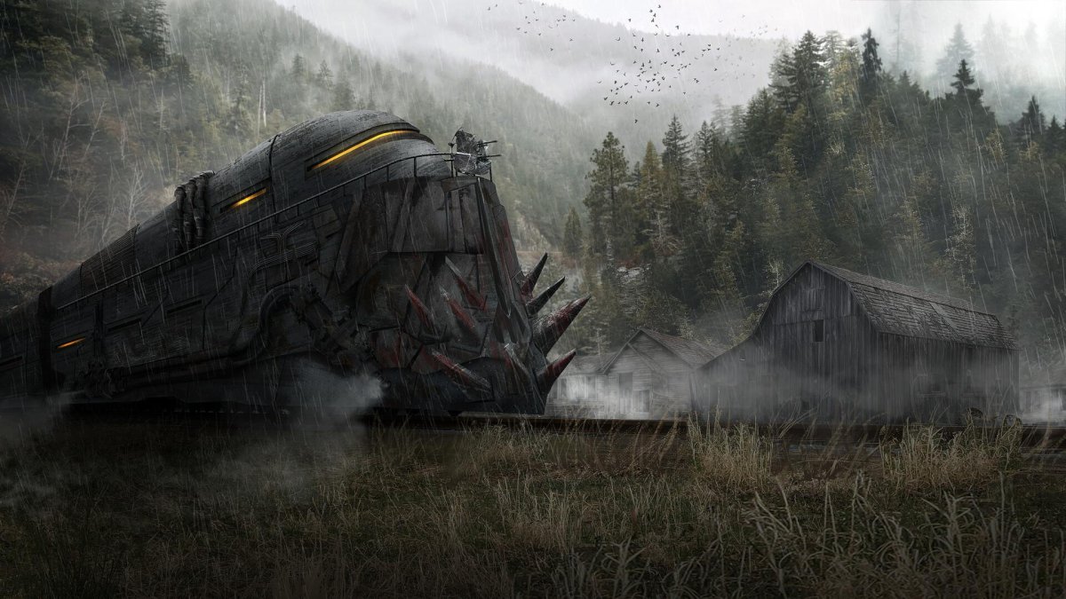 Бронепоезд дизельпанк