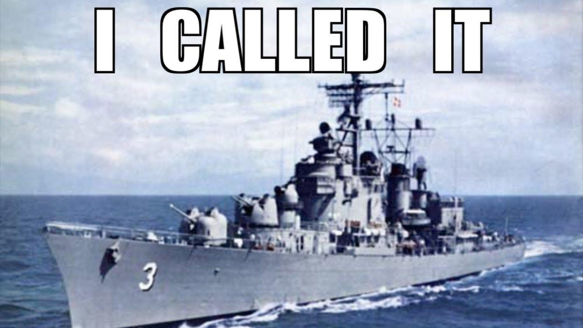 USS John s. MCCAIN (DL-3) миноносец