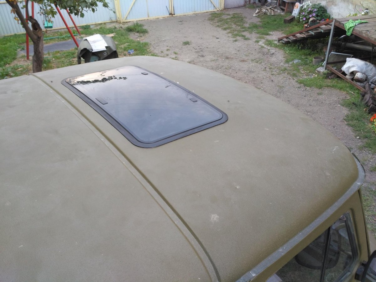 Люк от газели на УАЗ 3151