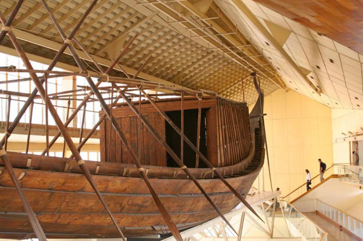 Пирамида Хеопса Солнечная Ладья