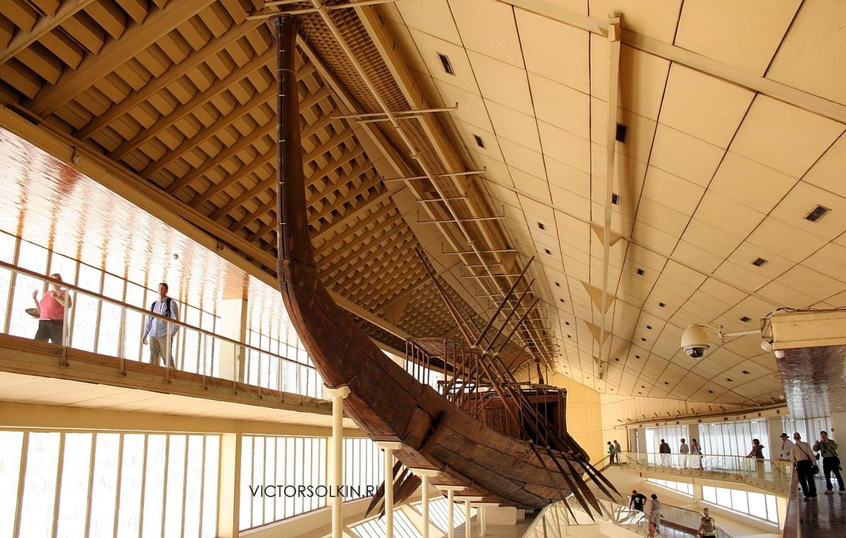 Пирамида Хеопса Солнечная Ладья