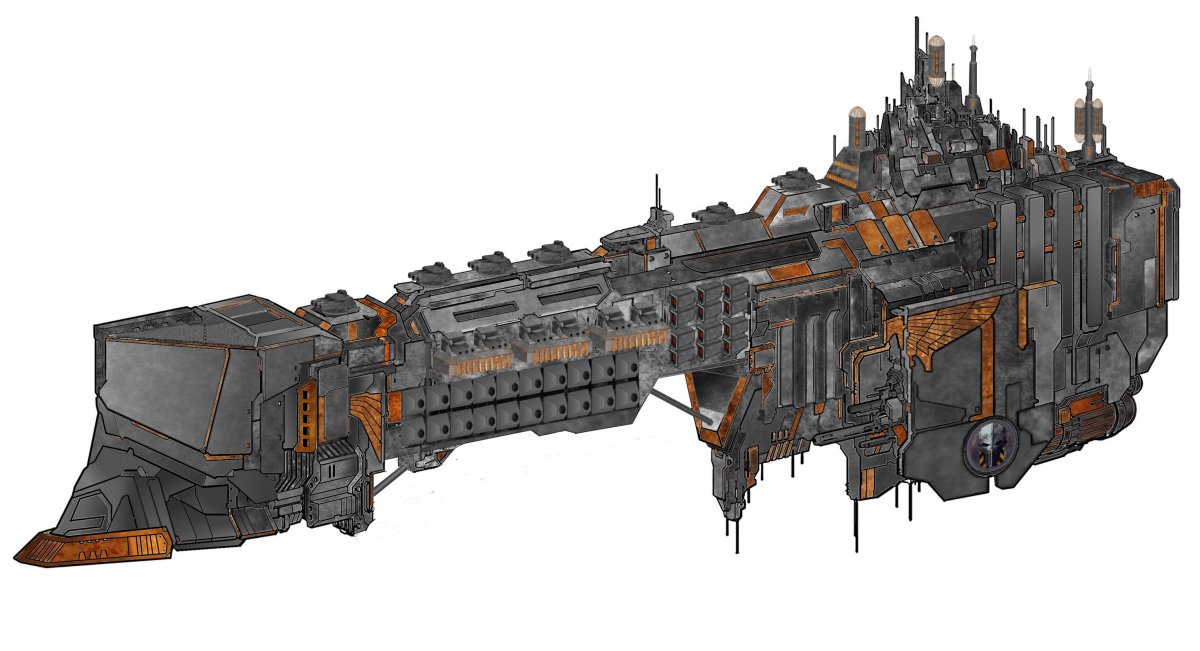 Warhammer 40k космический корабль
