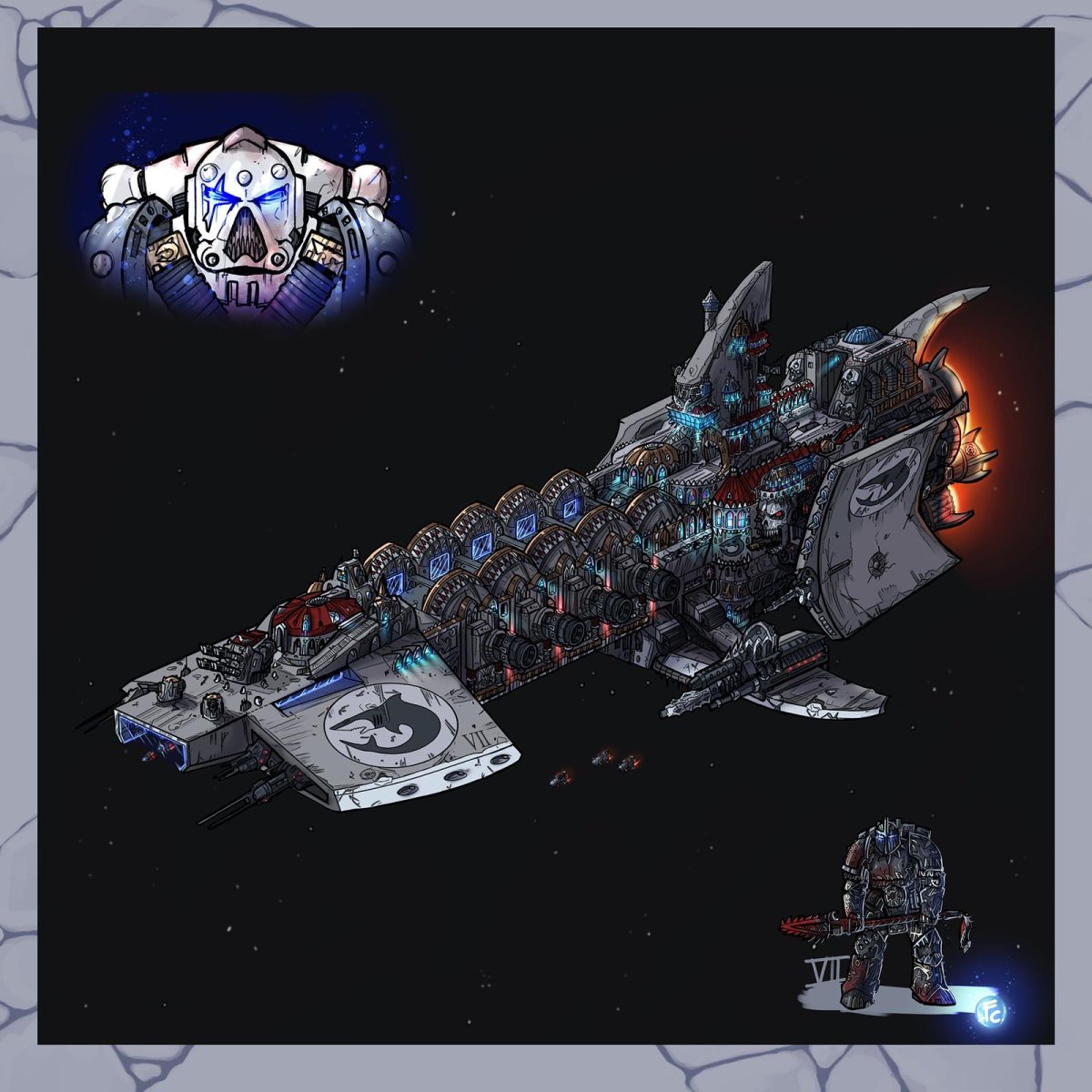 Вархаммер 40000 корабль класса Император