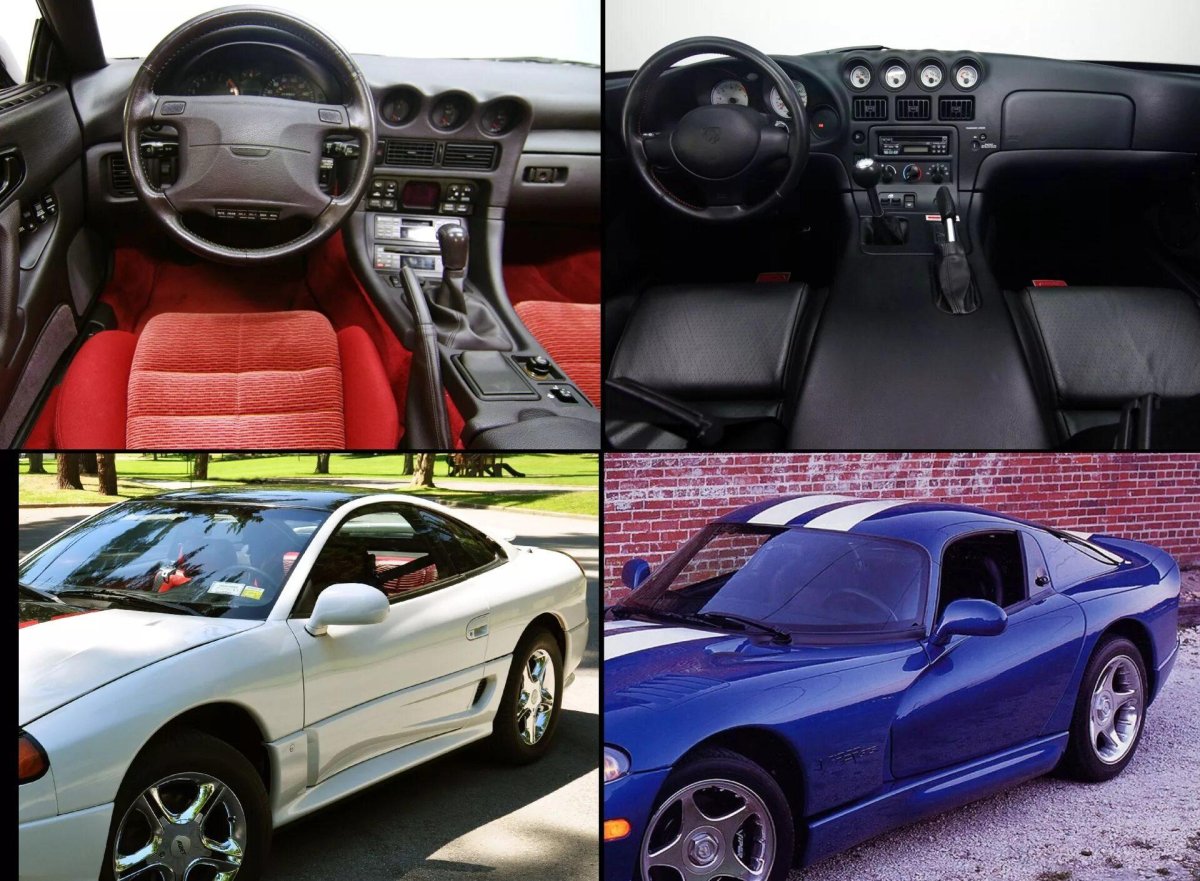 Dodge Stealth и Mitsubishi 3000gt