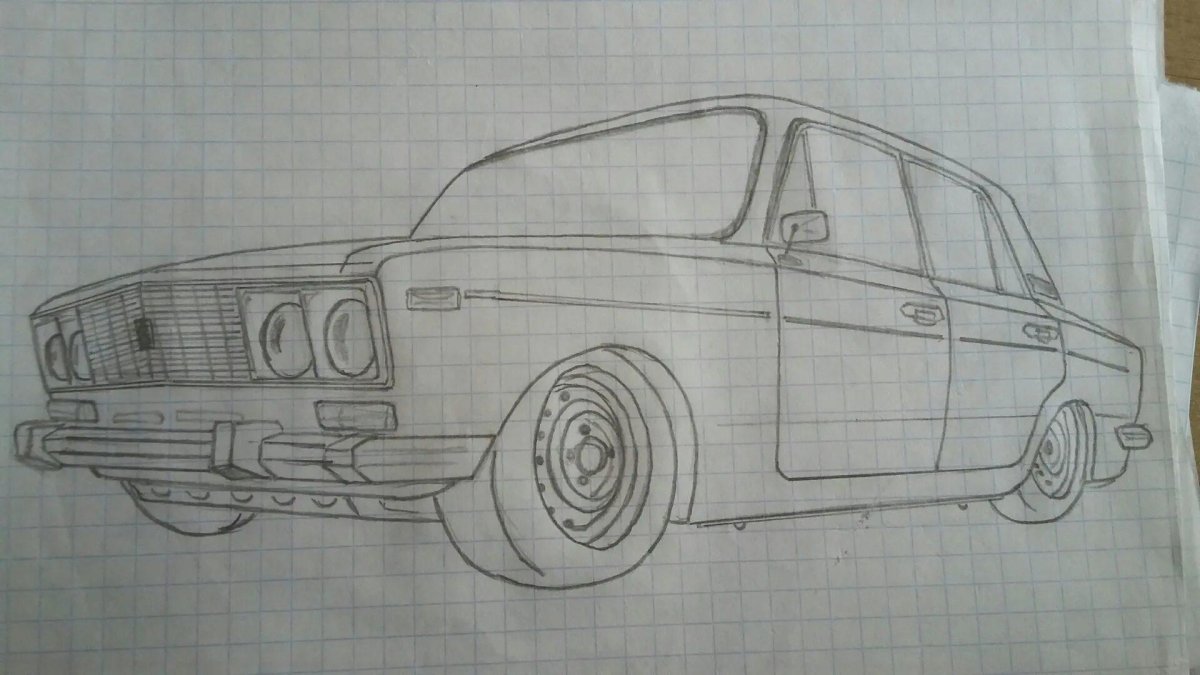 ВАЗ 2106 для рисования