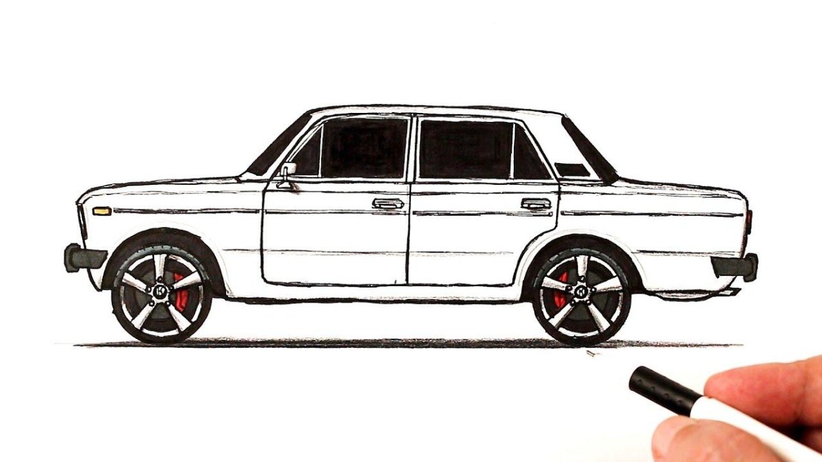 Жигули рисунок