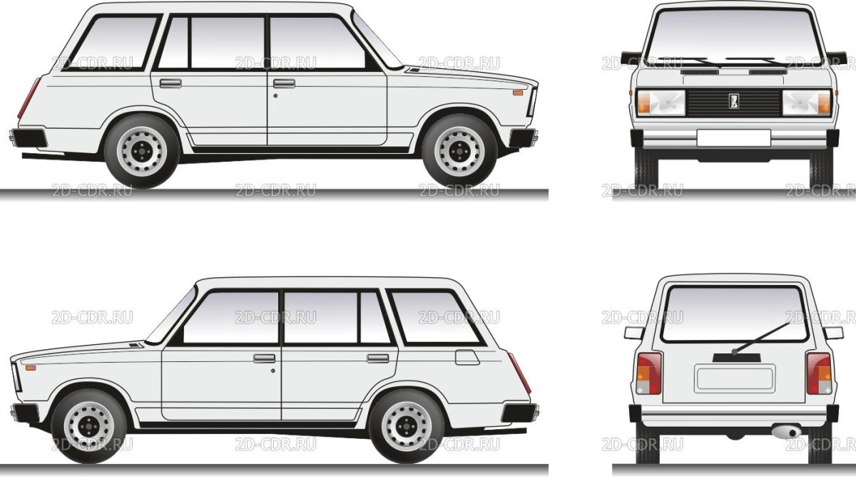 Габариты Лада 2104