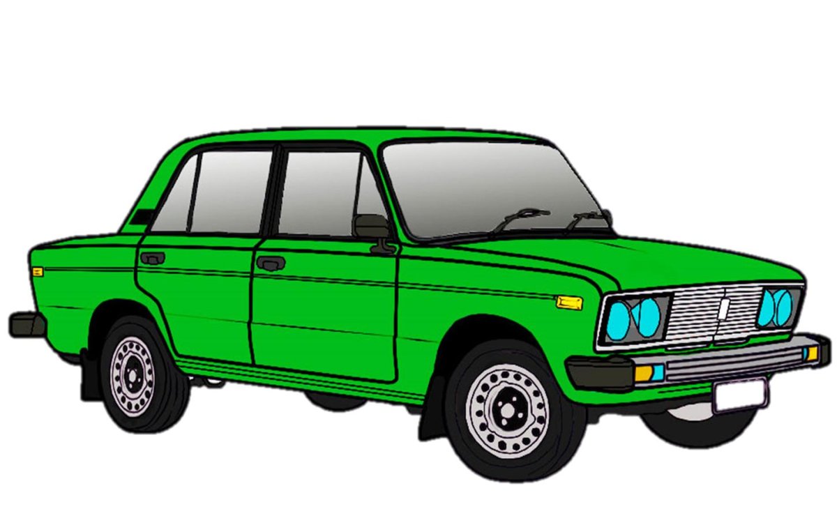Lada 2106 зеленая