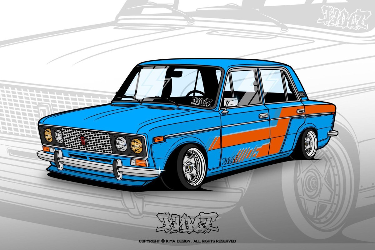 Боевая Лада 2106