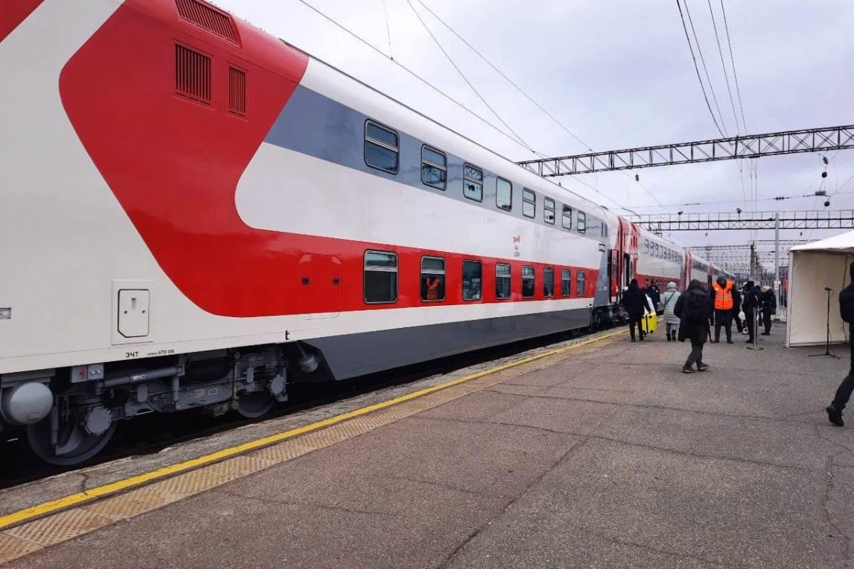 Двухэтажный поезд Оренбург Москва