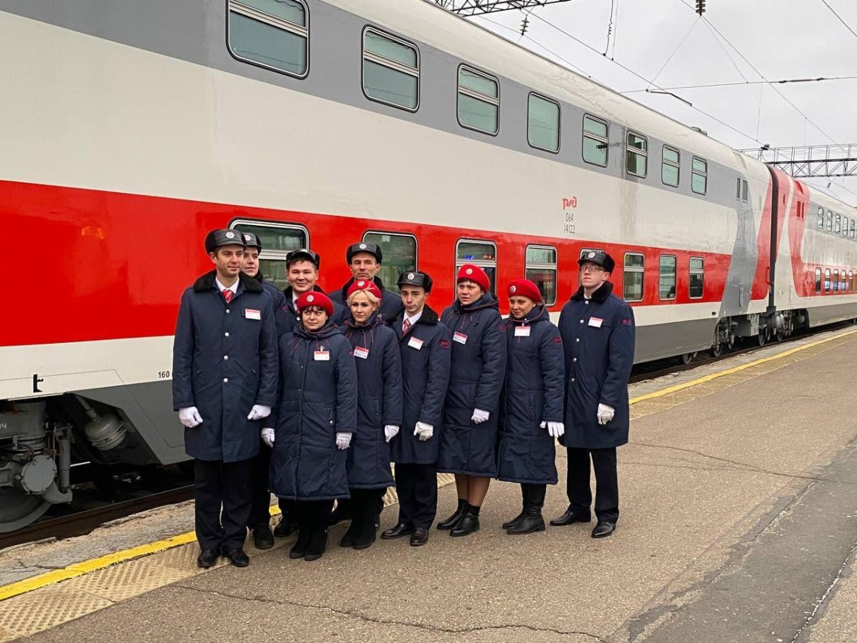 Двухэтажный поезд Оренбург