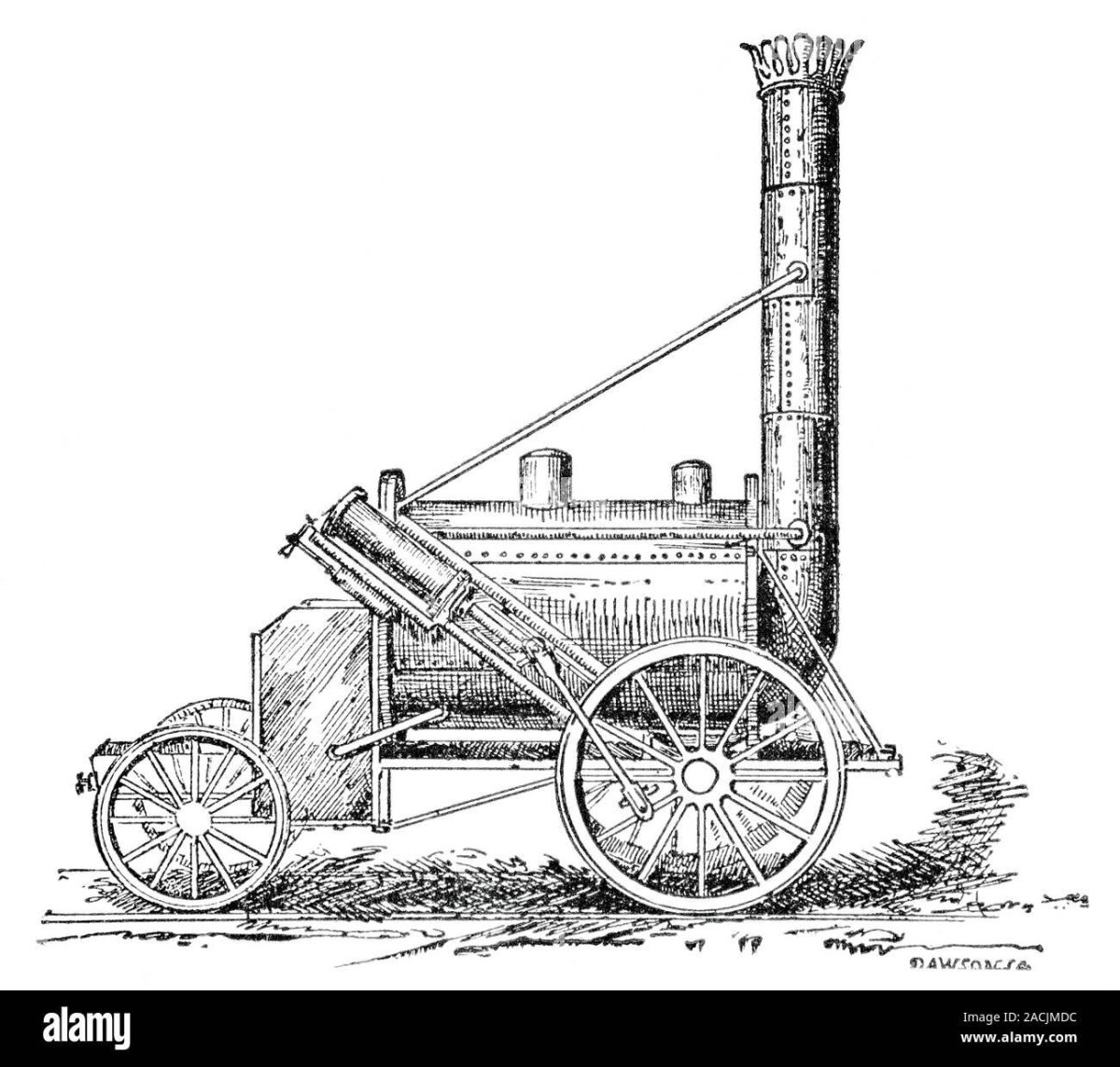 Джордж Стефенсон паровоз