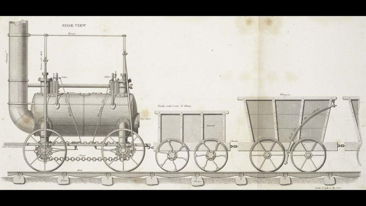 Первый паровоз Джорджа Стефенсона