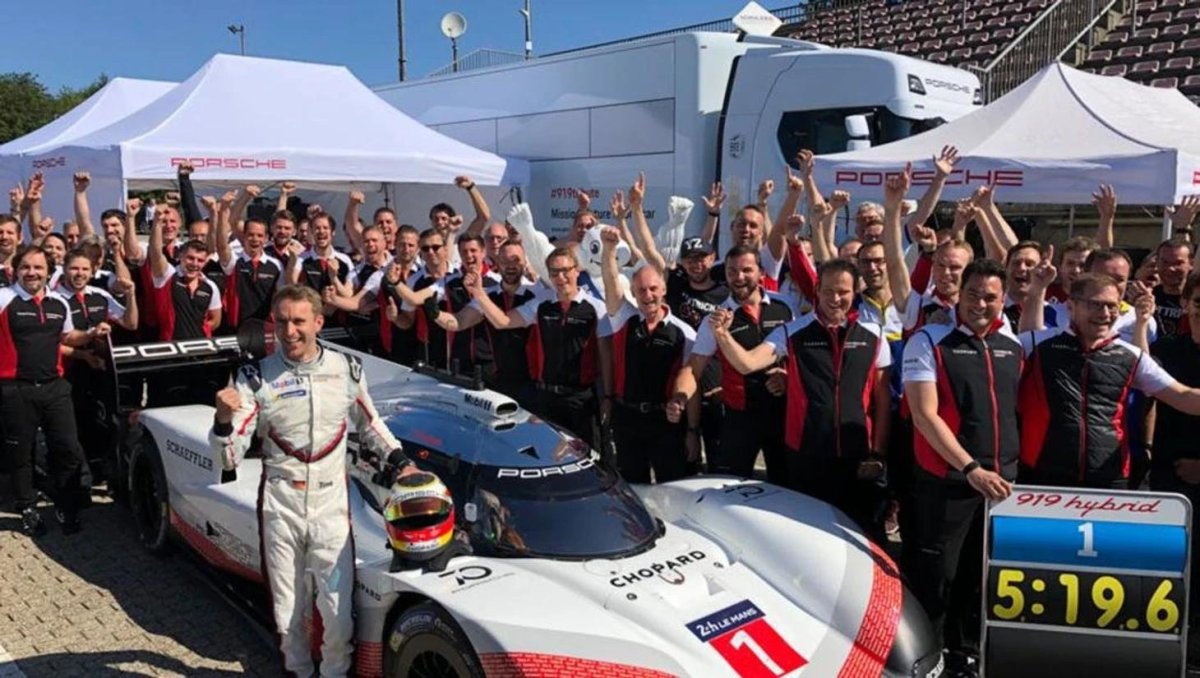 Porsche 919 Hybrid EVO Нюрбургринг